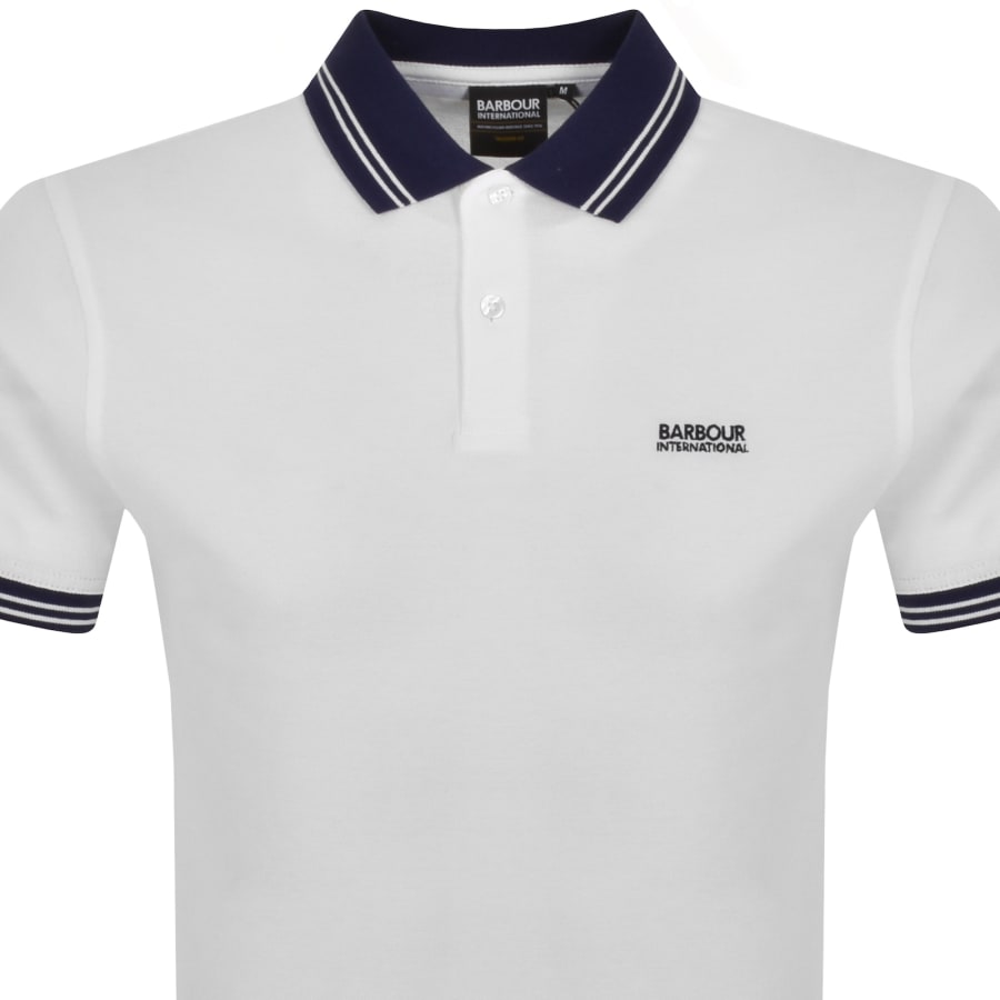 Barbour International Tracker Polo T Shirt White